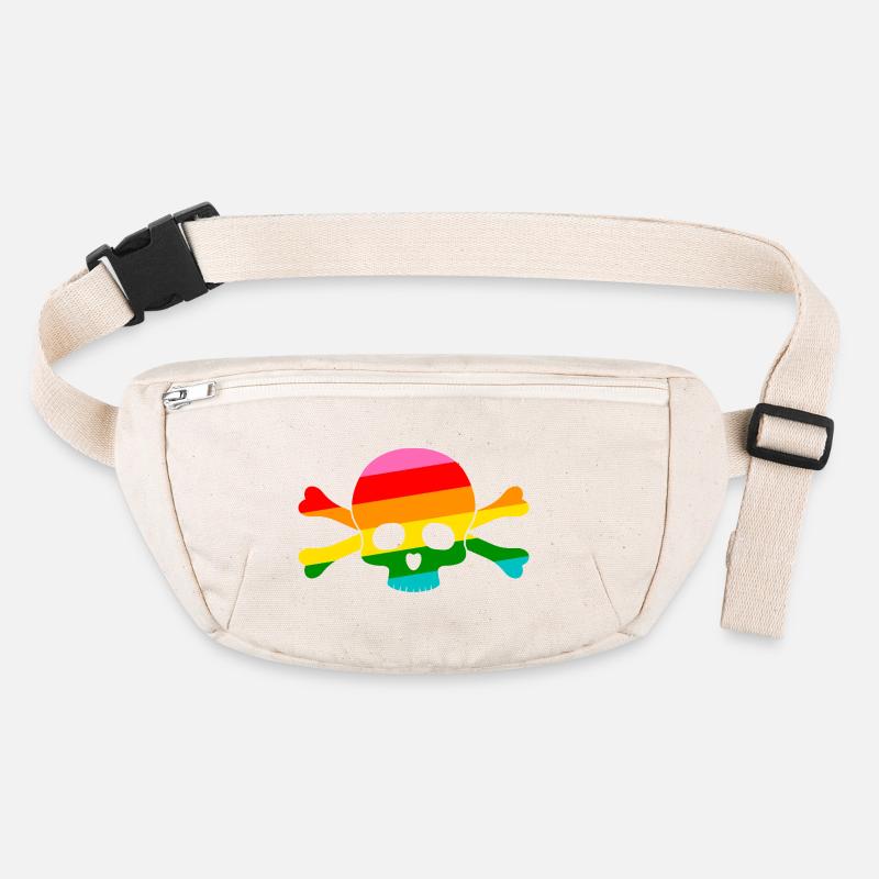 Rainbow Skull Stanley/Stella recycled Hip Bag 