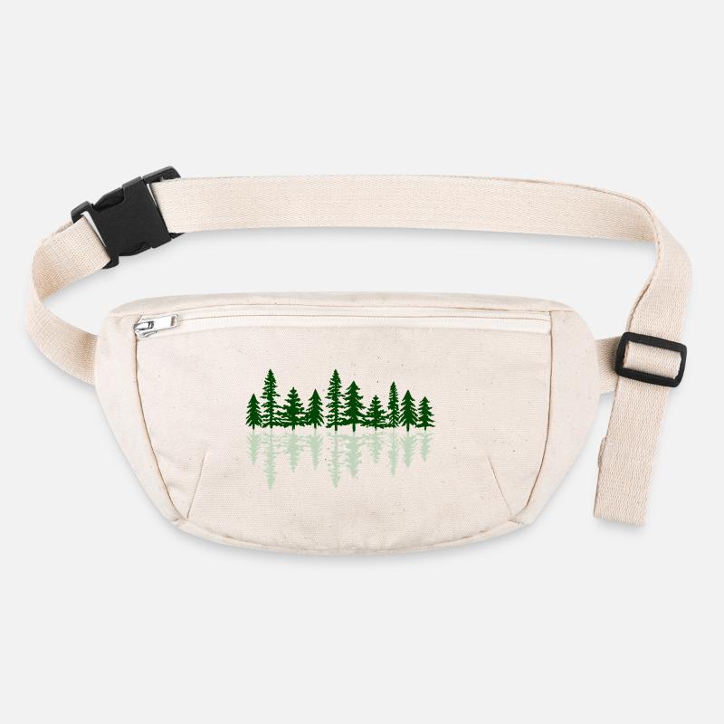 Reflet Forêt de Sapins Nature Sac banane recyclé Stanley/Stella