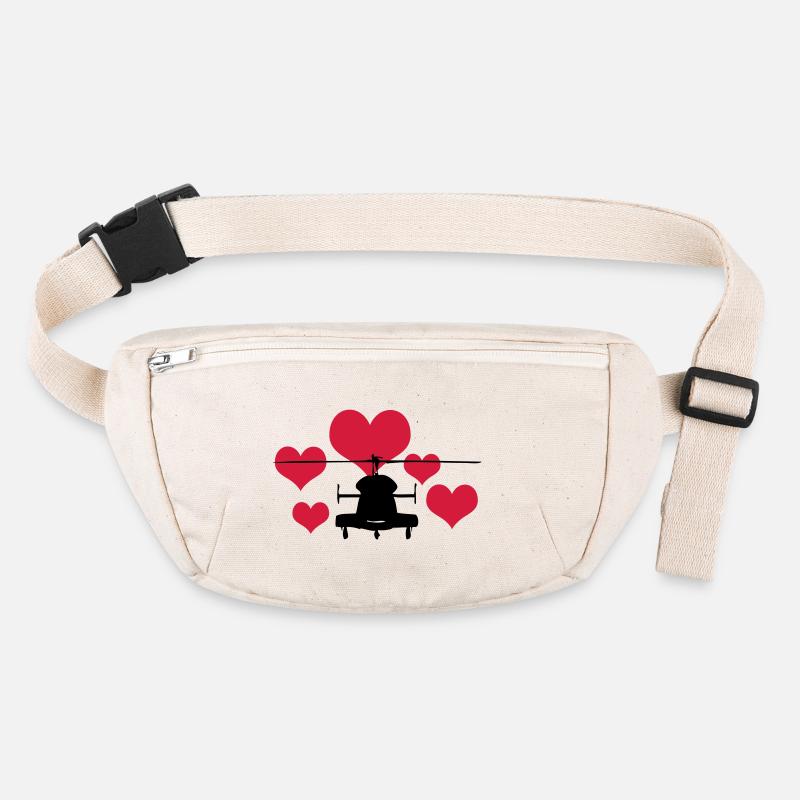 Heli with 5 hearts Stanley/Stella recycled Hip Bag 