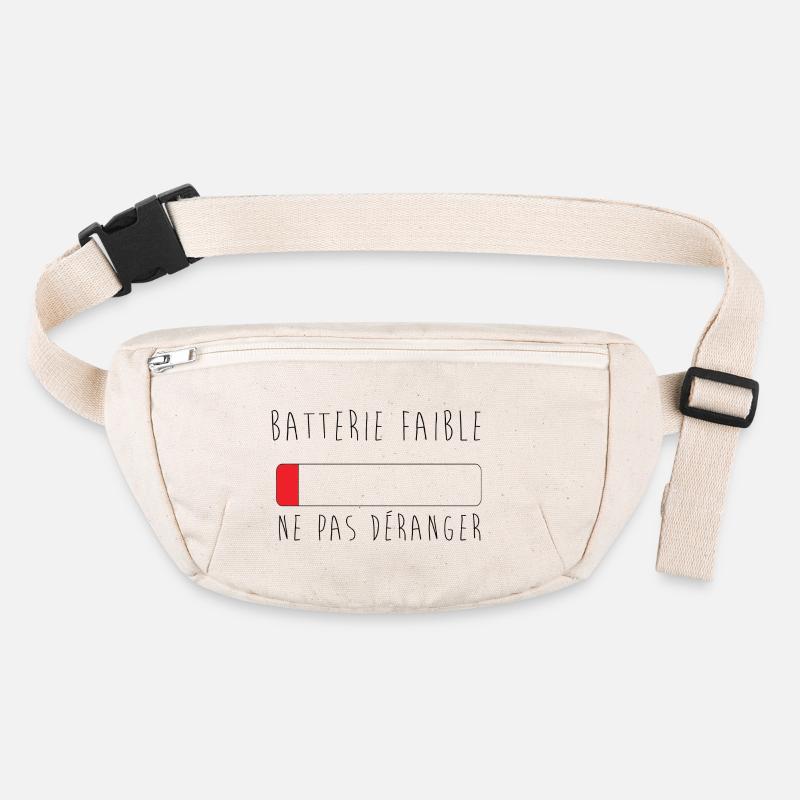batterie faible, ne pas déranger Sac banane recyclé Stanley/Stella