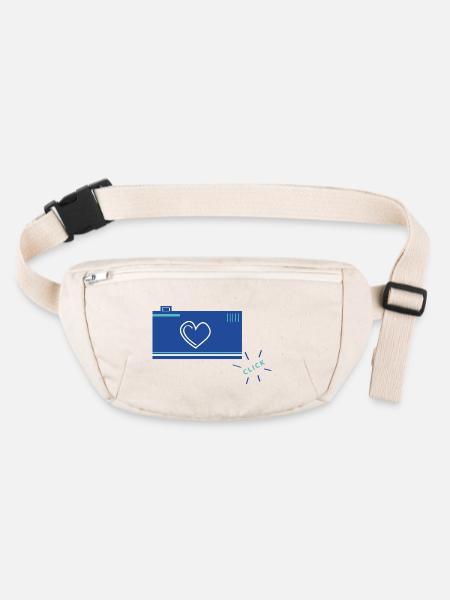 CLICK - Stanley/Stella recycled Hip Bag  - natural - Front