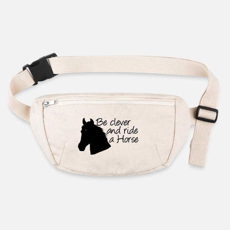 Ride a Horse Pferd Pferde Reiten Reiter Geschenk Stanley/Stella recycelte Gürteltasche