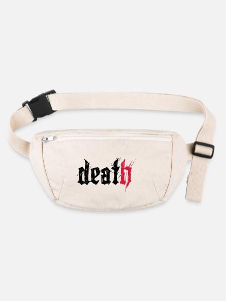 death - Stanley/Stella recycled Hip Bag  - natural - Front