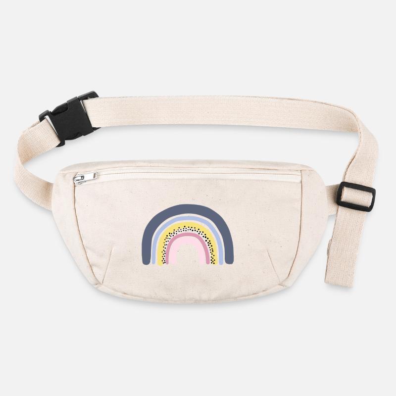 Regenbogen pastell Stanley/Stella recycelte Gürteltasche