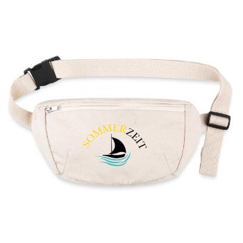 boot sommer - Stanley/Stella recycelte Gürteltasche - Naturweiß - Vorne