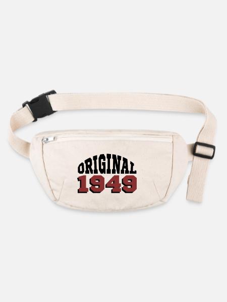 Original 1949 - Stanley/Stella recycelte Gürteltasche - Naturweiß - Vorne