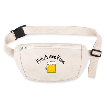 Frais du tonneau - Sac banane recyclé Stanley/Stella - blanc naturel - Devant