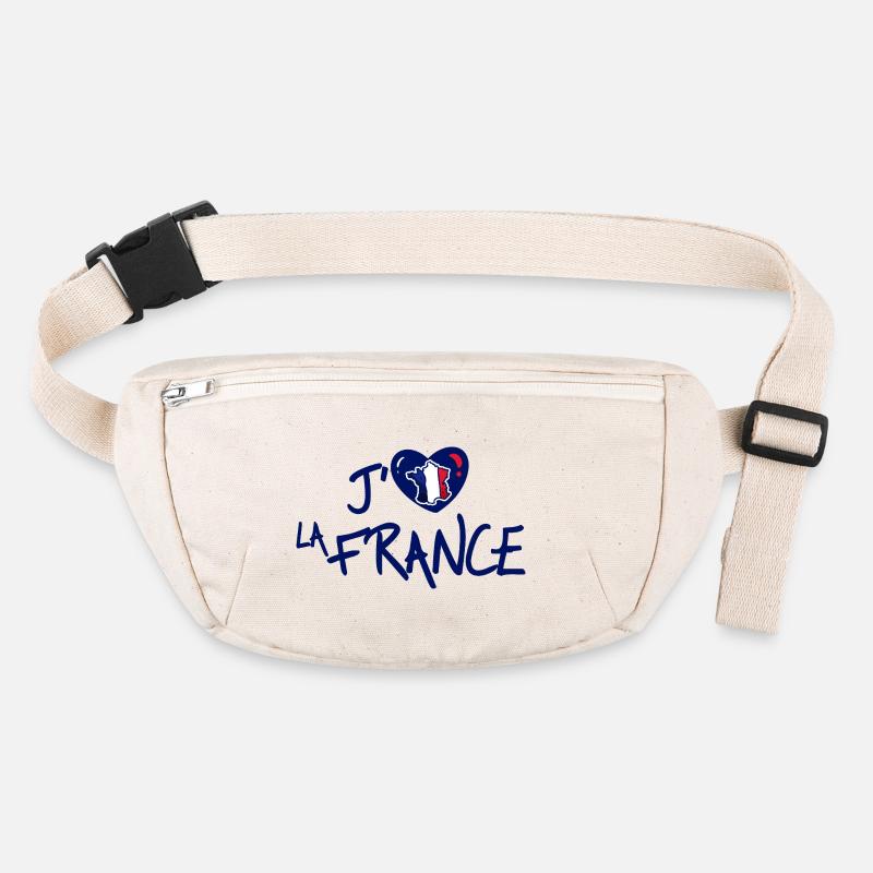 Ich liebe Frankreich Stanley/Stella recycelte Gürteltasche