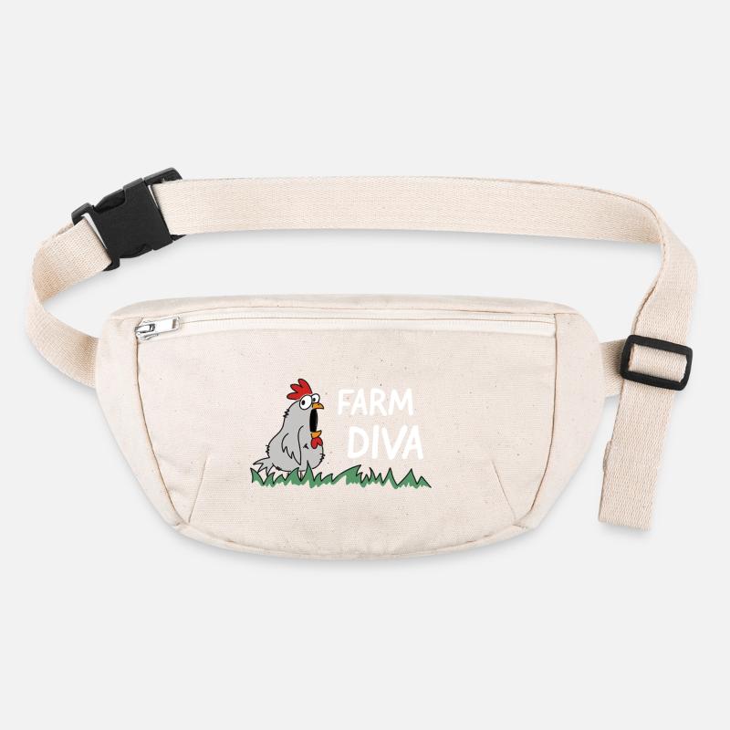 Poule Diva de la Ferme Sac banane recyclé Stanley/Stella