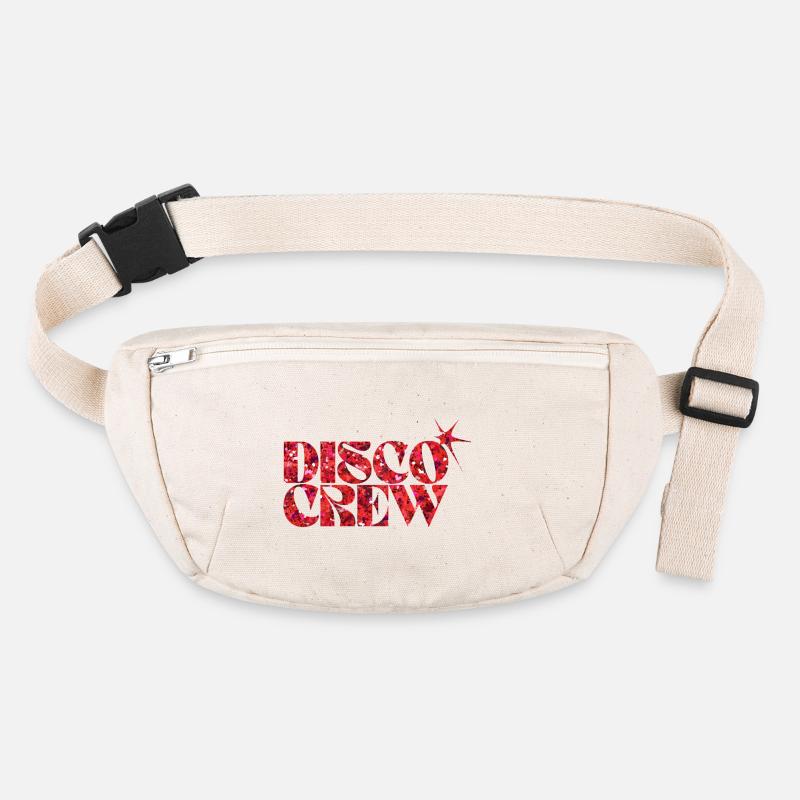 Disco Crew Red Neon Splash Stanley/Stella recycled Hip Bag 