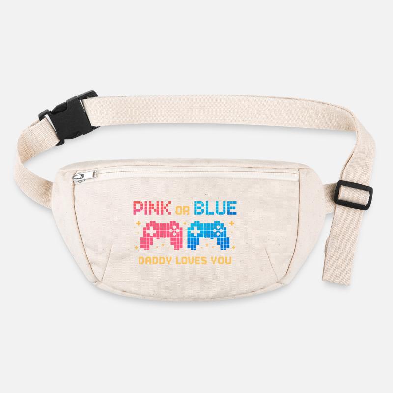 Contrôleur de pixels rose ou bleu Sac banane recyclé Stanley/Stella