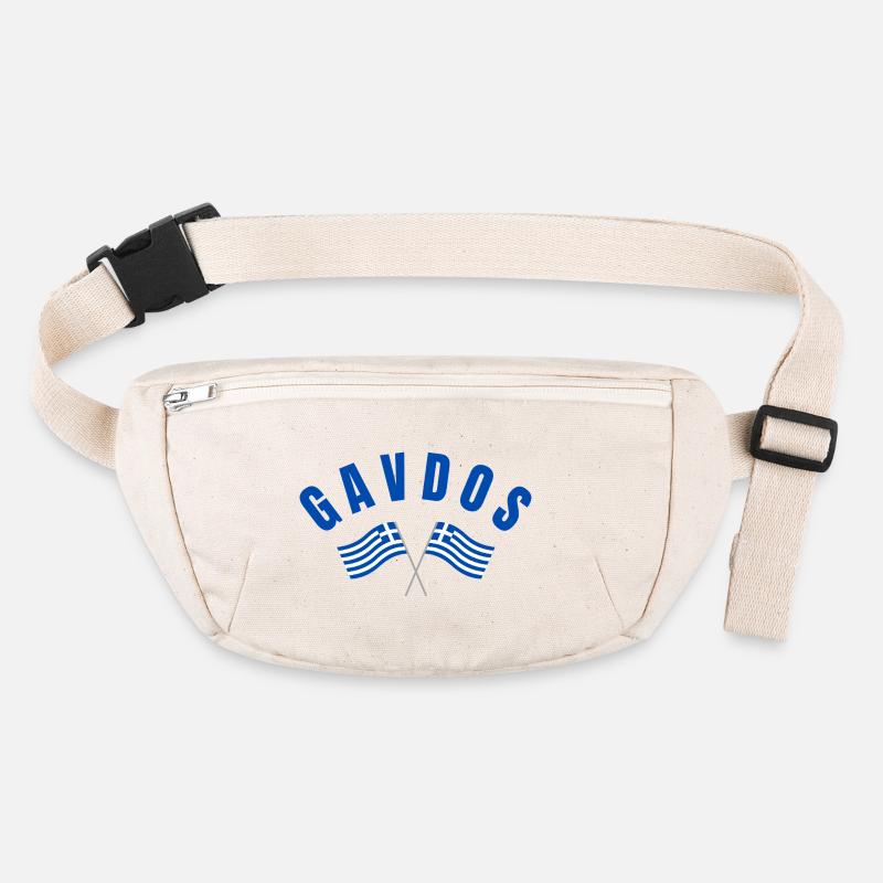 Gavdos Greek Flags Crossed - Island Pride Stanley/Stella recycled Hip Bag 