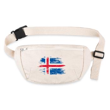 Islande utilisé - Sac banane recyclé Stanley/Stella - blanc naturel - Devant