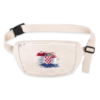 Croatie utilisé - Sac banane recyclé Stanley/Stella - blanc naturel - Devant