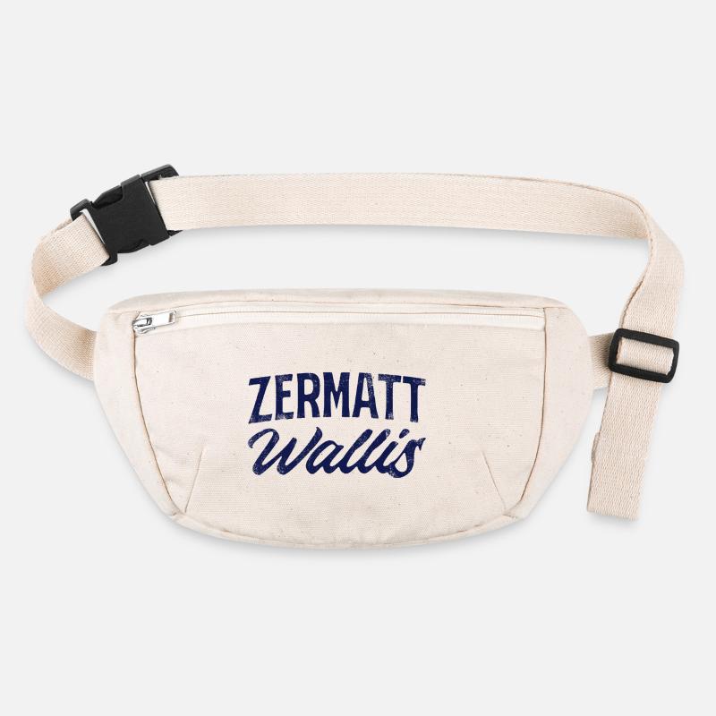 Zermatt Valais Alpine Script Stanley/Stella recycled Hip Bag 