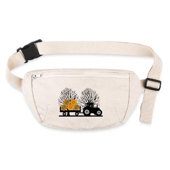 Tracteur - Sac banane recyclé Stanley/Stella - blanc naturel - Devant