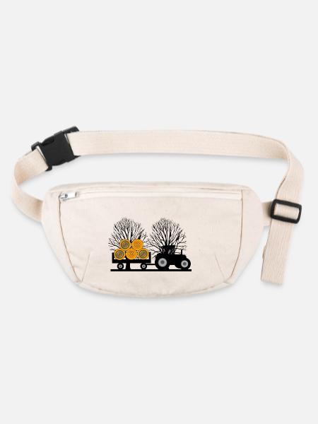 Tractor - Stanley/Stella recycled Hip Bag  - natural - Front