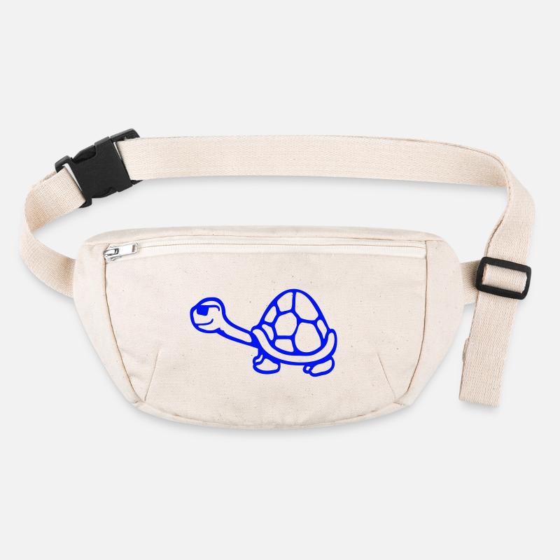 Schildkröte Sonnenbrille Cool lächelt glücklich Stanley/Stella recycelte Gürteltasche
