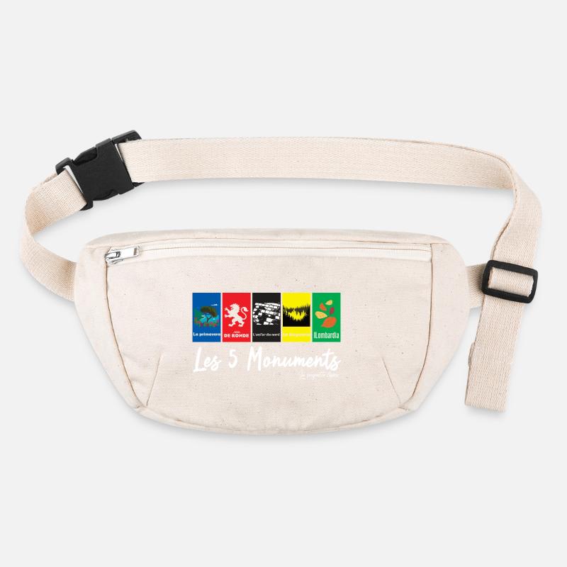 The 5 Monuments - cycling races Stanley/Stella recycled Hip Bag 
