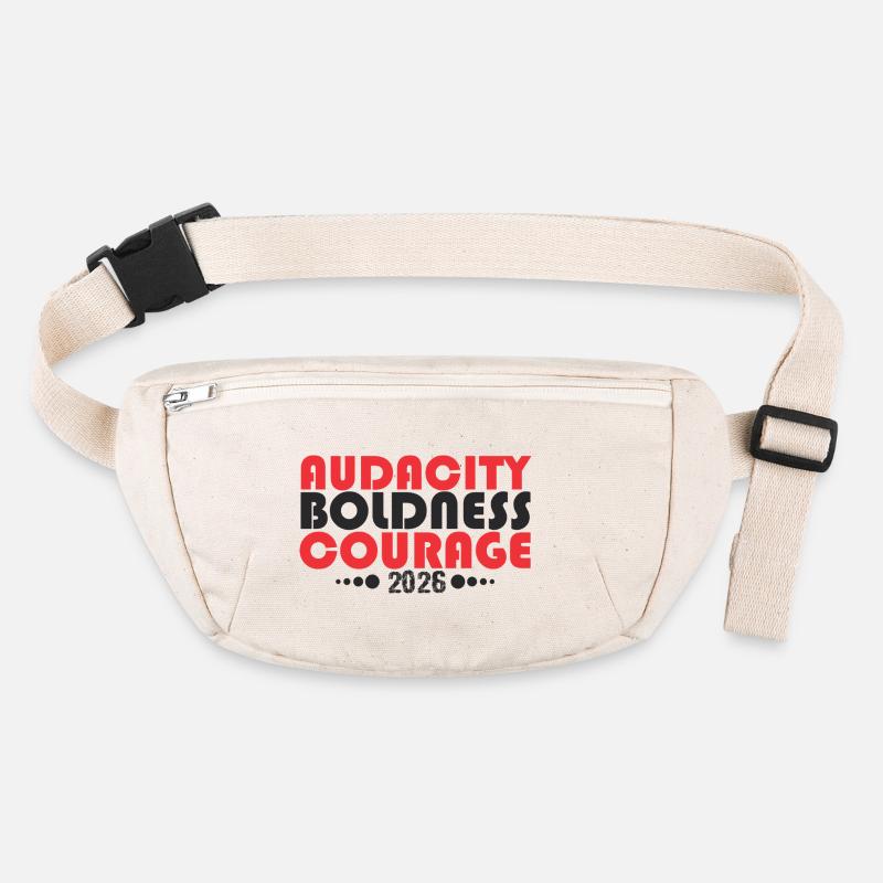 Audacity Boldness Courage 2026 Stanley/Stella recycelte Gürteltasche