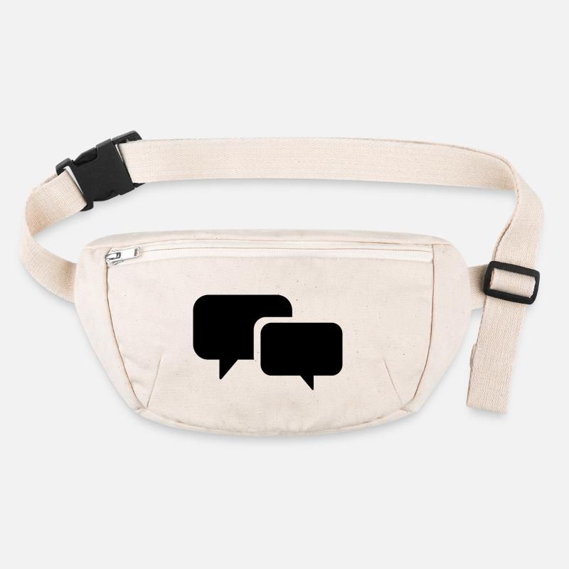speech bubble Stanley/Stella recycled Hip Bag 