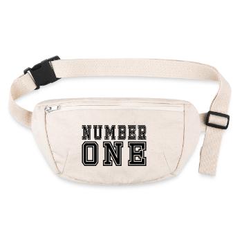 Number One - Stanley/Stella recycelte Gürteltasche - Naturweiß - Vorne