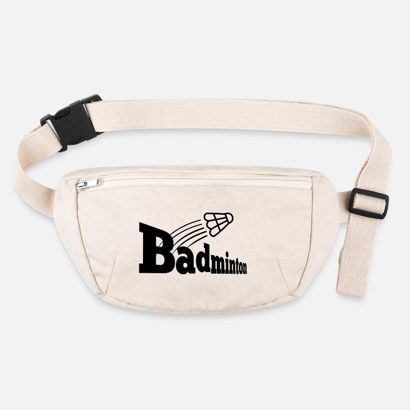 Bagminton perspective with shuttle Stanley/Stella recycled Hip Bag 
