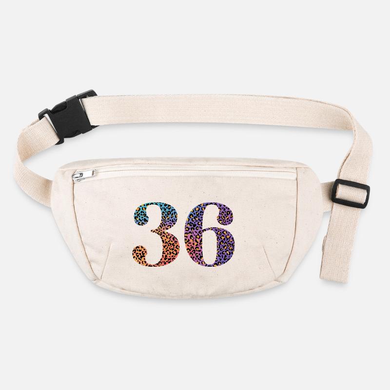 36th Birthday Leopard Stanley/Stella recycled Hip Bag 