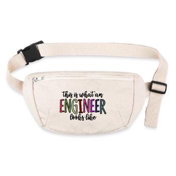 this is what an engineer looks like - Stanley/Stella recycled Hip Bag  - natural - Front
