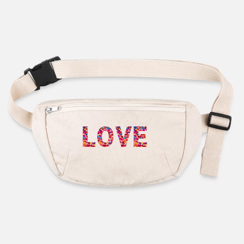 Herzliche Typografie Stanley/Stella recycelte Gürteltasche