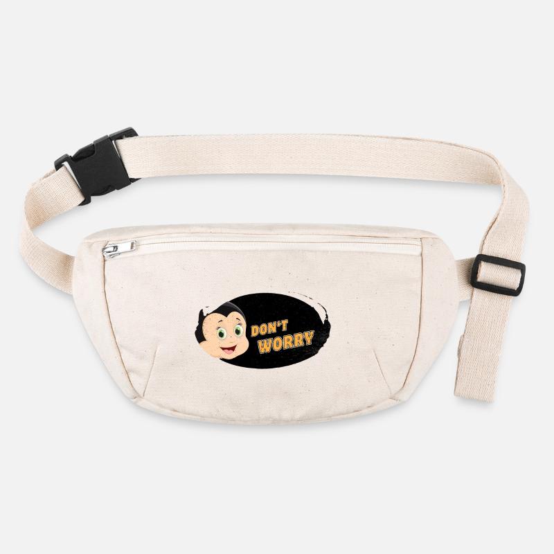 Dont worry be happy with Comic Stanley/Stella recycelte Gürteltasche