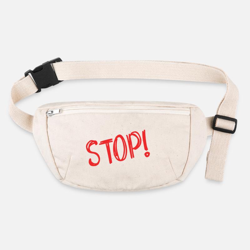 STOP. HUMOUR. MESSAGE. CITATION. PANNEAU. PAPA Sac banane recyclé Stanley/Stella
