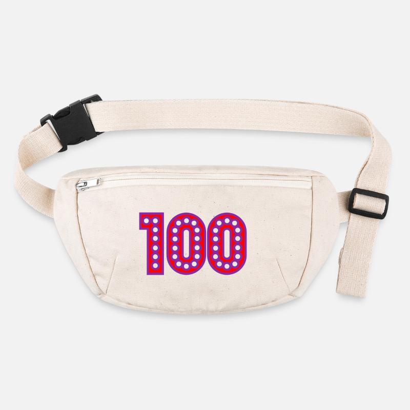 100. 100 ANS. 100e ANNIVERSAIRE. ANNIVERSAIRE 100 Sac banane recyclé Stanley/Stella