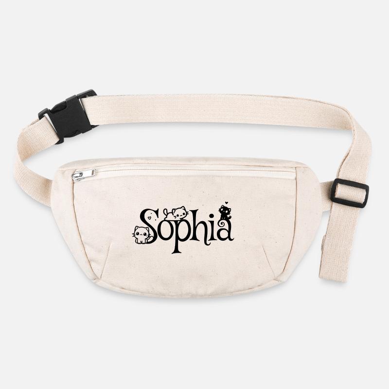 Sophia Prénom Nom du chaton Sac banane recyclé Stanley/Stella
