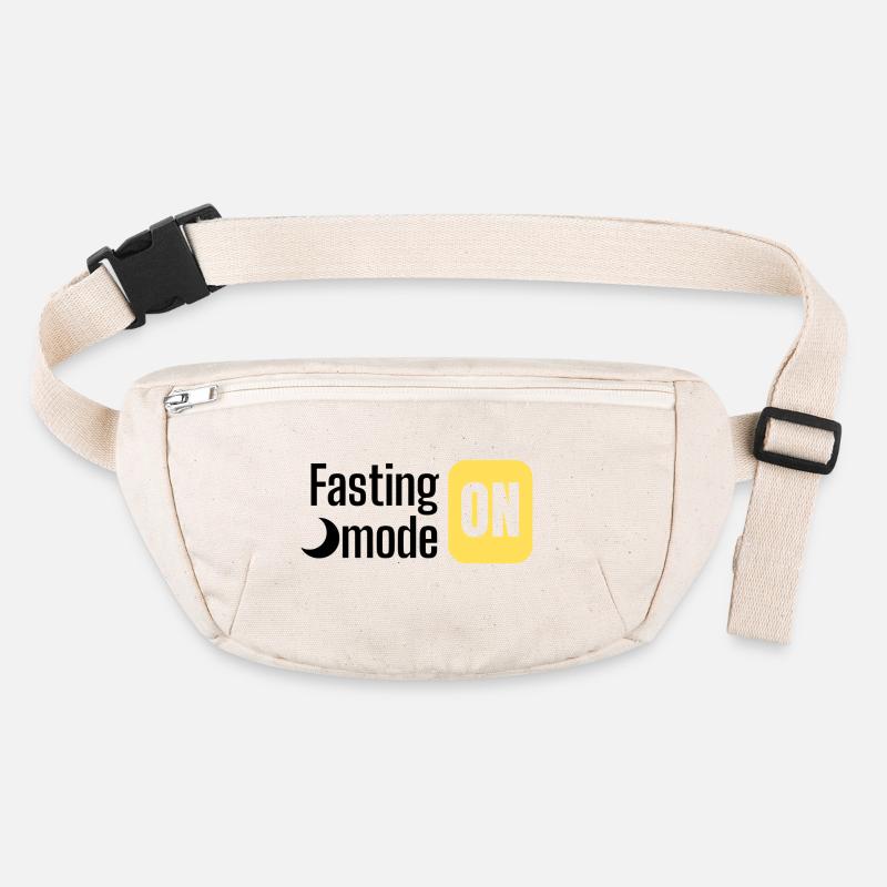Fasting mode ON text design Stanley/Stella recycled Hip Bag 