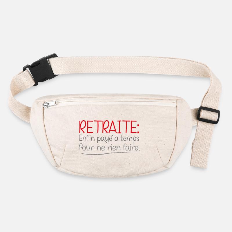 Humorous Retreat Pattern Design Stanley/Stella recycled Hip Bag 