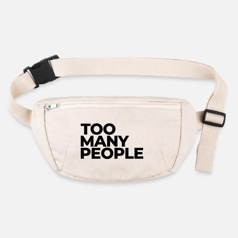 Too many people – Introvert mood Stanley/Stella recycelte Gürteltasche