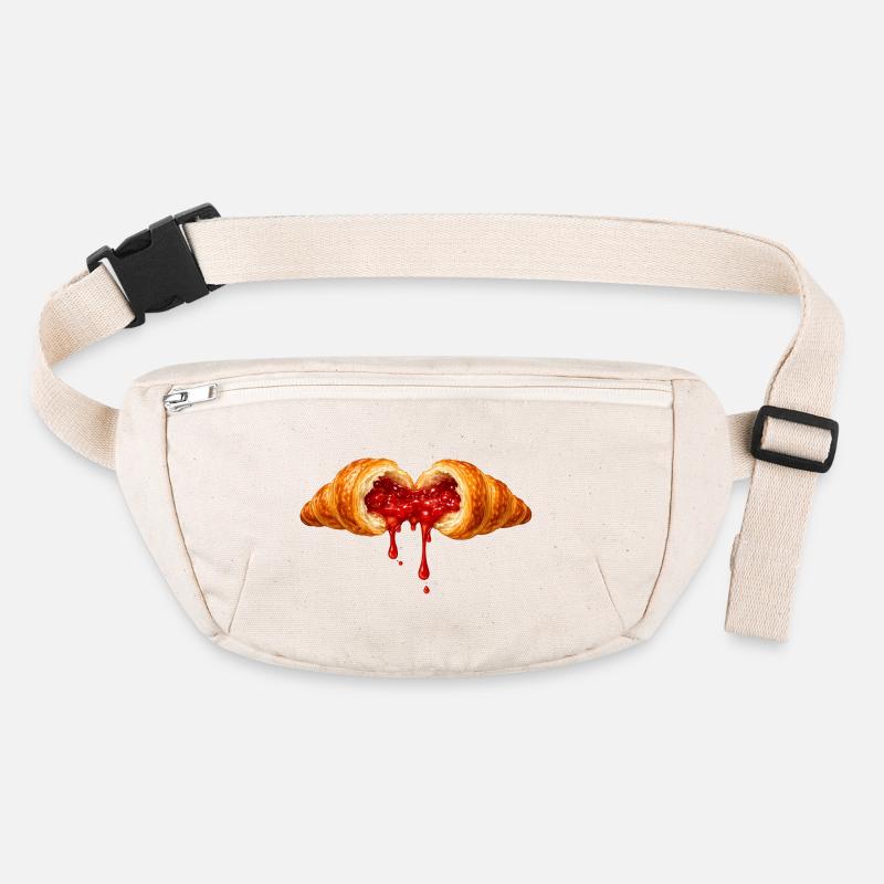 Stuffed croissant with fruit filling illustration Stanley/Stella recycled Hip Bag 