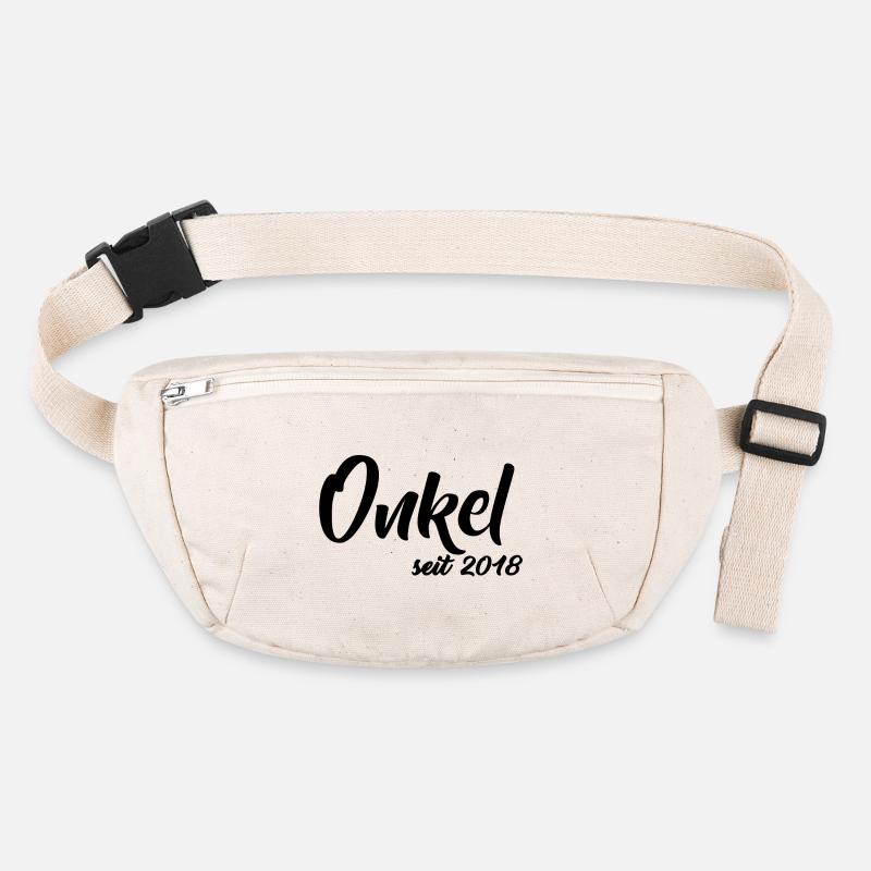Onkel seit 2018 - Patenonkel Geburt Geschenk Stanley/Stella recycelte Gürteltasche