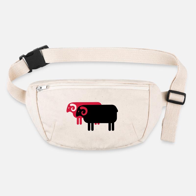 Heidschnucken Lüneburger Heide Stanley/Stella recycelte Gürteltasche