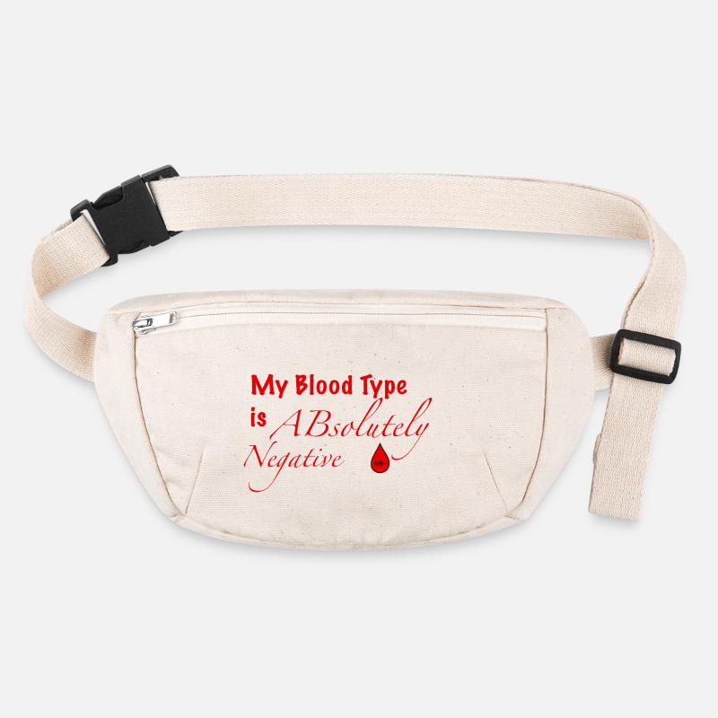 Blood Type AB- Stanley/Stella recycled Hip Bag 