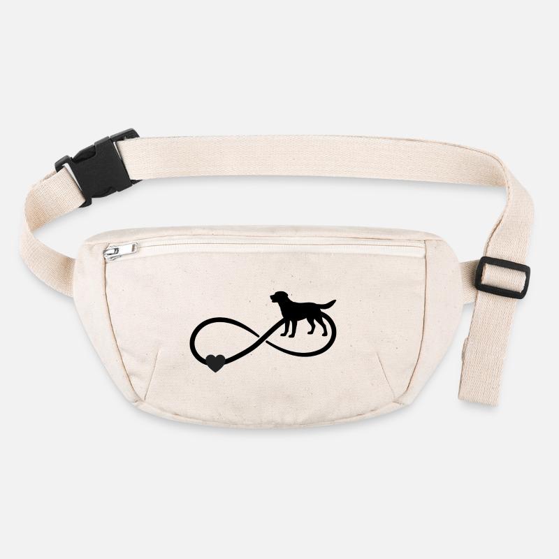 Labrador Unendlichkeitszeichen  Stanley/Stella recycelte Gürteltasche