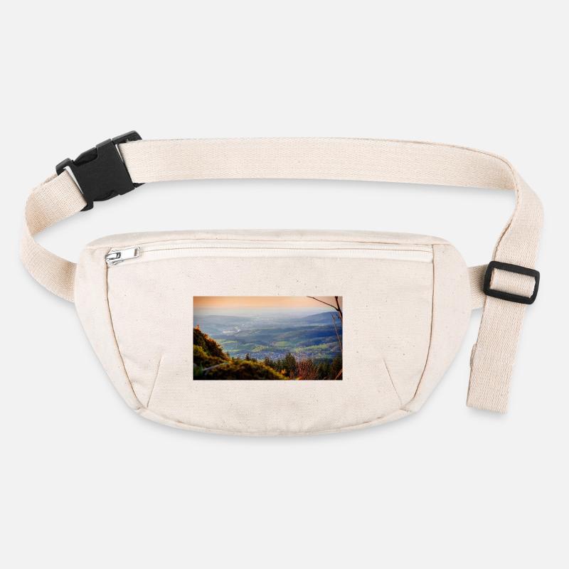 Evening panorama mountain landscape Stanley/Stella recycled Hip Bag 