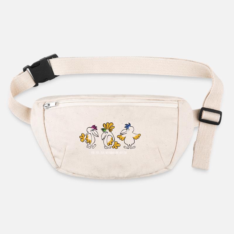 Schräge Vögel Stanley/Stella recycelte Gürteltasche
