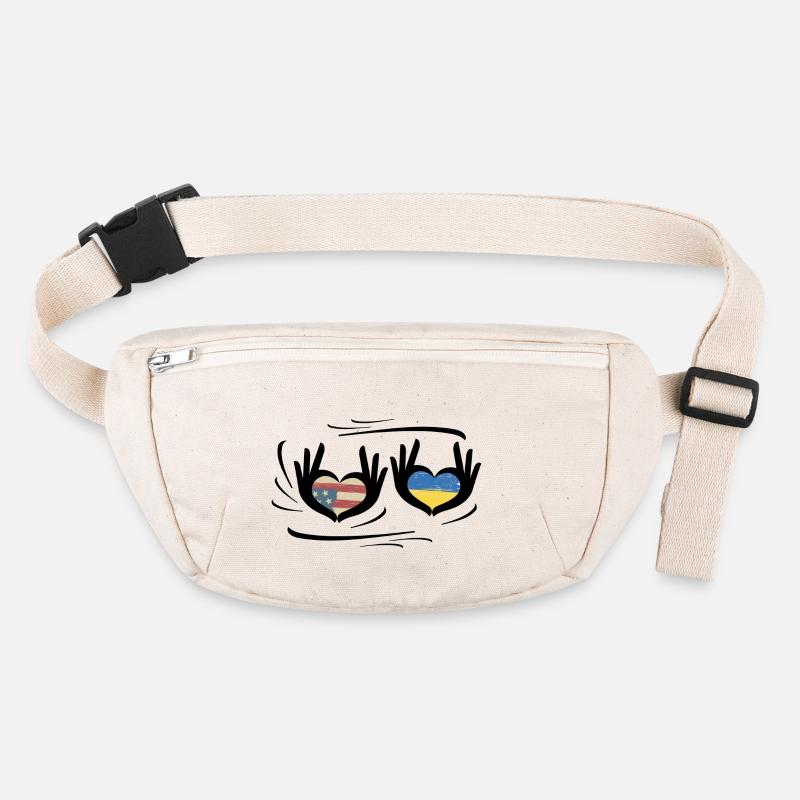Mains en forme de cœur Sac banane recyclé Stanley/Stella