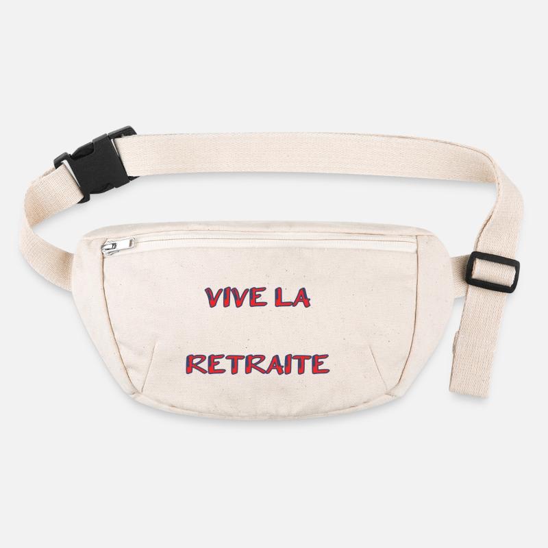 RETRAITE. RETRAITE. RETRAITEE. SENIOR. MAMIE. PAPY Sac banane recyclé Stanley/Stella