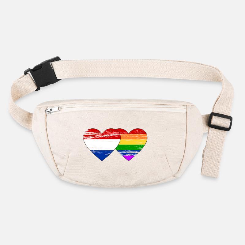Holland rainbow flag used Stanley/Stella recycled Hip Bag 