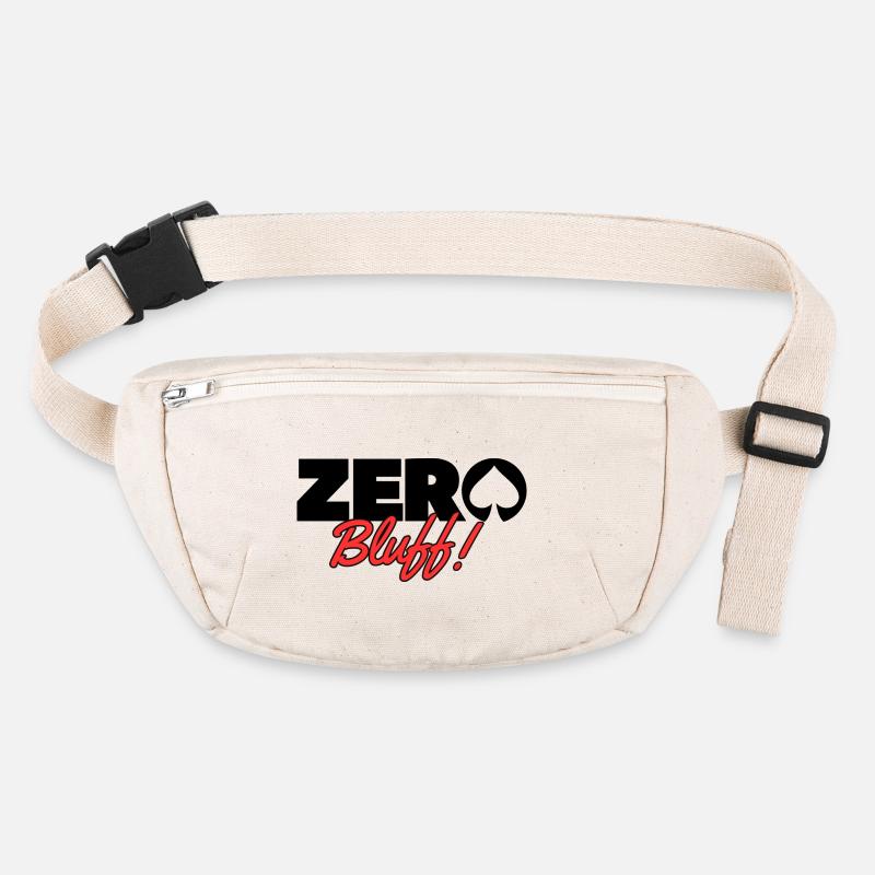 Poker-Zero Bluff Black Stanley/Stella recycled Hip Bag 