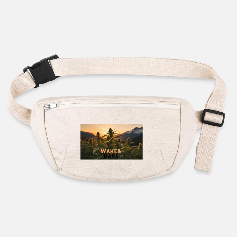 Cannabis Wake & Bake Stanley/Stella recycelte Gürteltasche