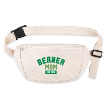 Anpassen Berner Mama 2024 Geschenk Moderner Hundeliebhaber - Stanley/Stella recycelte Gürteltasche - Naturweiß - Vorne